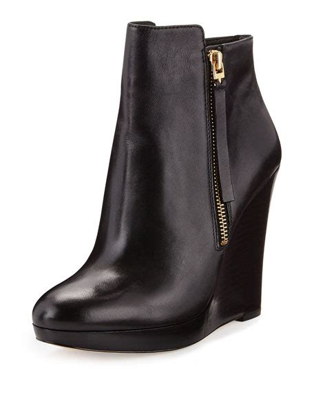 michael kors clara bootie black